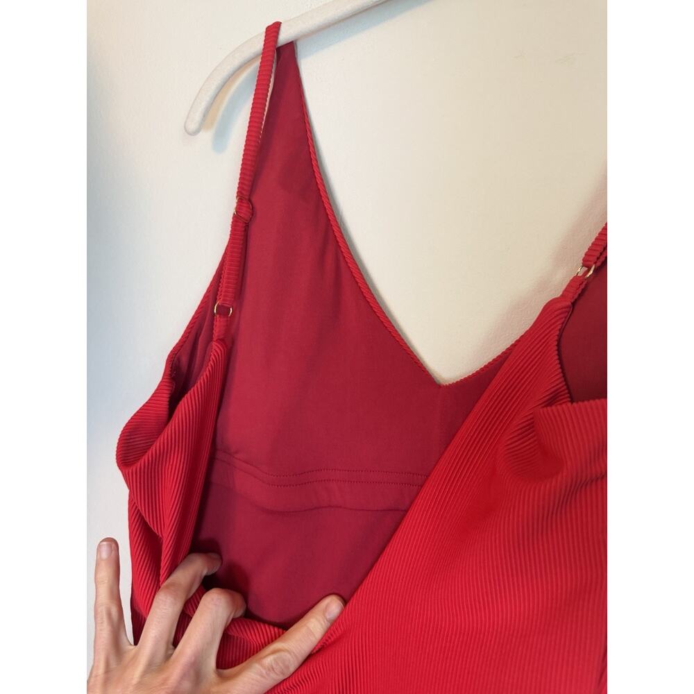 Beach Riot Core Collection Reese One Piece Sz M Red - Picture 12 of 14
